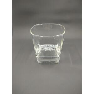 Chivas Regal Whiskey Glass 12 Years Commemorative Banner Square Bottom